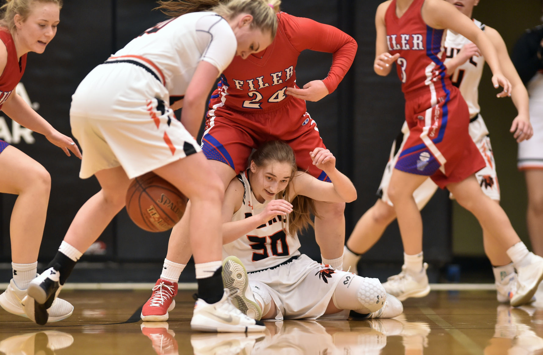 Girls basketball District IV Tournament